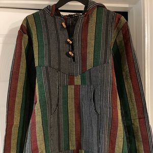 Colorful sweater - long sleeve with hoodie